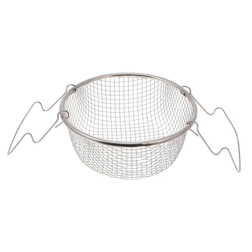 VERDANVERSE Frittierkorb mit Handgriff Langlebiger Drahtkorb für Pommes Kleine Fische Einfach zu Reinigen Praktischer Küchenhelfer für Direktes Frittieren und Kochen VERDANVERSE Frittierkorb mit Handgriff Langlebiger Drahtkorb für Pommes Kleine Fische Einfach zu Reinigen Praktischer Küchenhelfer für Direktes Frittieren und Kochen von VERDANVERSE