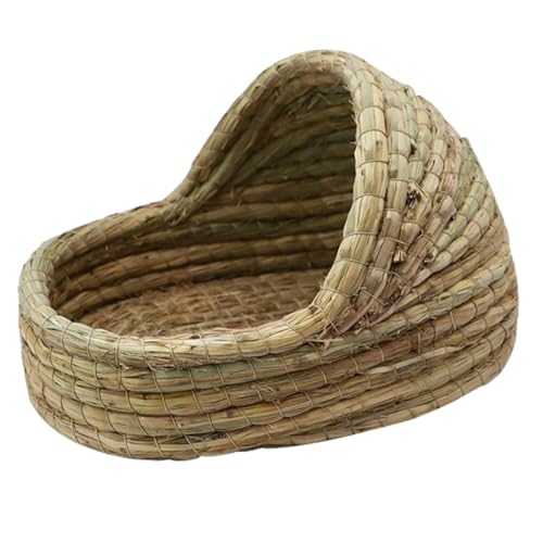 VERDANVERSE Geflochtenes Strohnest für Meerschweinchen und Kaninchen Kleines Handgefertigtes Haustierbett aus Natürlichem Gras Atmungsaktiv Langlebig als Gemütliches Schlafhaus und Kau für VERDANVERSE Geflochtenes Strohnest für Meerschweinchen und Kaninchen Kleines Handgefertigtes Haustierbett aus Natürlichem Gras Atmungsaktiv Langlebig als Gemütliches Schlafhaus und Kau für von VERDANVERSE