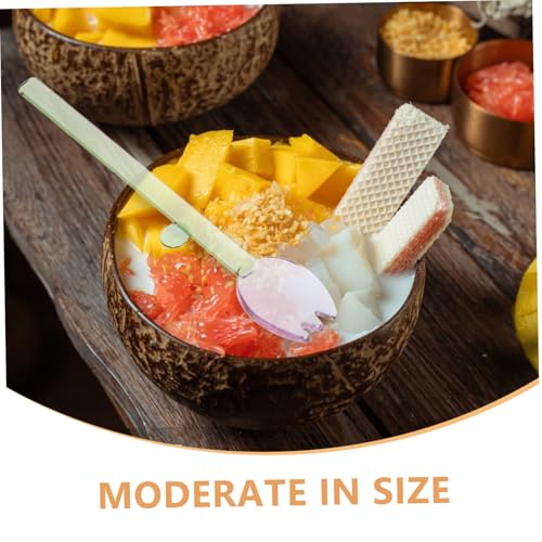 VERDANVERSE Glaslöffel mit Langem Griff Kreative Blütenform Dekorativ und Ergonomisch zum Rühren von Kaffee Dessert und Eis Langlebig und Pflegeleicht für Zuhause und Cafés Wiederverwendbar von VERDANVERSE