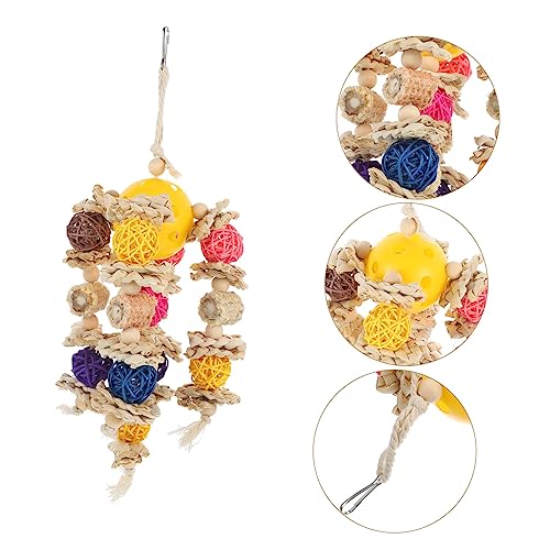 VERDANVERSE Großes Papageien Langlebigem Holz für Klettern und Kauen Buntes Vogelkauspielzeug zum Aufhängen im Käfig Geeignet für Wellensittiche Sittiche und Mittelgroße Papageien VERDANVERSE Großes Papageien Langlebigem Holz für Klettern und Kauen Buntes Vogelkauspielzeug zum Aufhängen im Käfig Geeignet für Wellensittiche Sittiche und Mittelgroße Papageien von VERDANVERSE