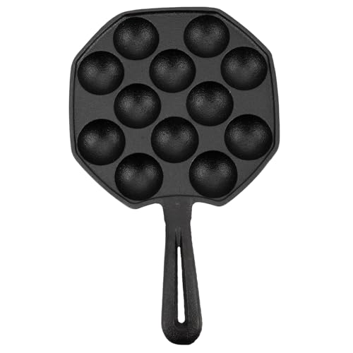 VERDANVERSE Gusseisen Escargot Backform mit Handschuh Öl Pinsel Stahlgabeln Robustes Backblech für Schnecken Rutschfeste Griffe für Küche und Servieren von VERDANVERSE