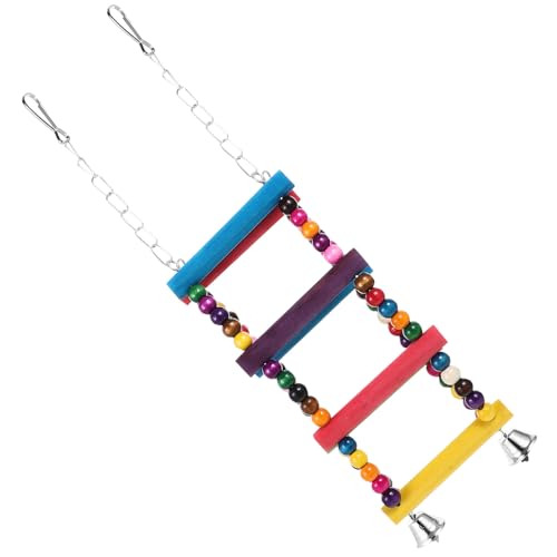 VERDANVERSE Hängende Papageien Schaukel aus Holz Langlebiges Vogelspielzeug für Klettern Stehen und Beißen Geeignet für Wellensittiche und Kleine Papageien Kreatives Vogelkäfig Zubehör VERDANVERSE Hängende Papageien Schaukel aus Holz Langlebiges Vogelspielzeug für Klettern Stehen und Beißen Geeignet für Wellensittiche und Kleine Papageien Kreatives Vogelkäfig Zubehör von VERDANVERSE