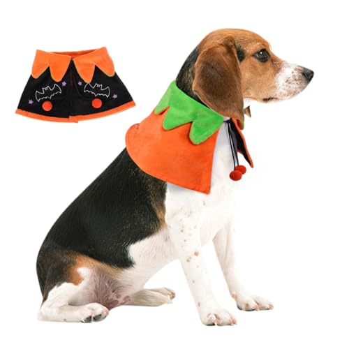 VERDANVERSE Halloween Haustier Umhang Cosplay Cape für Hunde Atmungsaktiv Bequem Einfach Anzuziehen Strapazierfähig Doppelseitig Bestickt Festliches Kostüm für Party und Halloween VERDANVERSE Halloween Haustier Umhang Cosplay Cape für Hunde Atmungsaktiv Bequem Einfach Anzuziehen Strapazierfähig Doppelseitig Bestickt Festliches Kostüm für Party und Halloween von VERDANVERSE