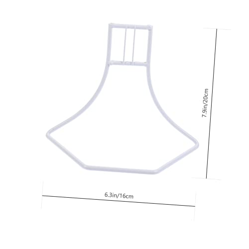 VERDANVERSE Hamster Laufrad Halter aus Weiß Stabiles Laufrad Gestell für Zwerghamster und Kleintiere Geräuscharm und Einfach zu Montieren Langlebiger Käfig Zubehör für Hamsterzubehör von VERDANVERSE