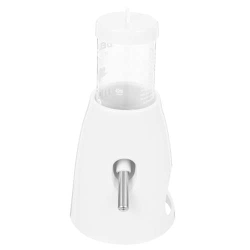 VERDANVERSE Hamster Trinkflasche mit Ständer Tropfsicherer Wasserspender für Kleine Haustiere Wie Hamster Chinchilla Kaninchen Transparente Praktische Nager Trinkflasche für Zuhause von VERDANVERSE