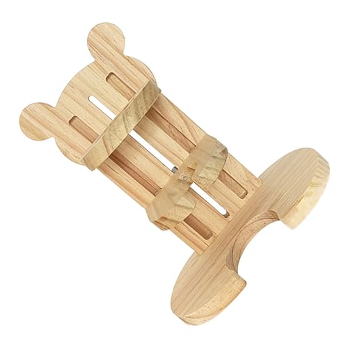 VERDANVERSE Hamster Trinkflaschenhalter aus Hochwertigem Holz Stabiler Wasserspender Halterung Platzsparend Einfach zu Montieren Geeignet für Hamster und Kleine Kleintiere Langlebig und von VERDANVERSE