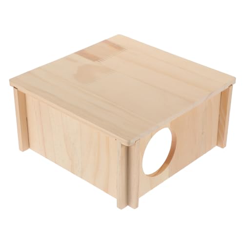 VERDANVERSE Hamster Versteckhaus aus Holz mit Mehrkammer Design Langlebiges Kleintiernest für Hamster Meerschweinchen und Zwerghamster Privater Rückzugsort für Besseren Schlaf und Spielspaß VERDANVERSE Hamster Versteckhaus aus Holz mit Mehrkammer Design Langlebiges Kleintiernest für Hamster Meerschweinchen und Zwerghamster Privater Rückzugsort für Besseren Schlaf und Spielspaß von VERDANVERSE