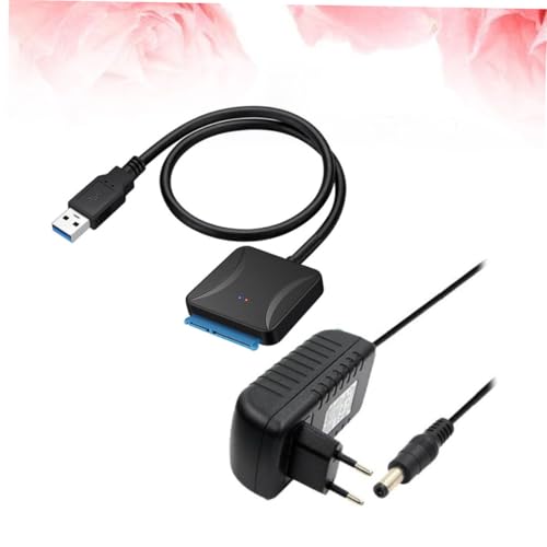 VERDANVERSE Hard Drive Adapter Kabel Hard Drive Adapter Dc Stromversorgung USB Anschluss Kompatibel mit HDD SSD bis Schneller Transfer Langlebiges Material VERDANVERSE Hard Drive Adapter Kabel Hard Drive Adapter Dc Stromversorgung USB Anschluss Kompatibel mit HDD SSD bis Schneller Transfer Langlebiges Material von VERDANVERSE