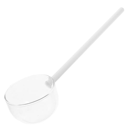 VERDANVERSE Hitzebeständiger Japanischer Teelöffel mit Klarem Design Multifunktionaler Servierlöffel für Suppe Porridge und Öl Eleganter Wiederverwendbarer Glassuppenkelle für Zuhause und von VERDANVERSE