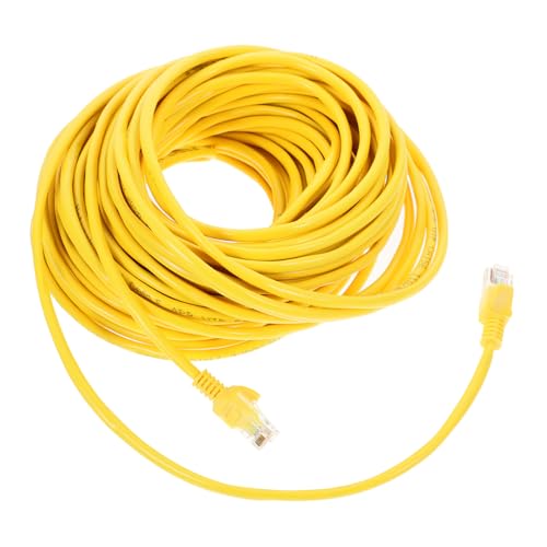 VERDANVERSE Hochgeschwindigkeits Netzwerkkabel Cat Ethernet Patchkabel Gelb Stabile Verbindung für Heimcomputer Router Zuverlässiges Lan Kabel für Schnelles Internet von VERDANVERSE