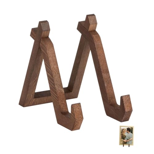 VERDANVERSE Holz Rezeptständer für Küchenarbeitsplatte Robuster Kochbuchhalter mit Verstellbarem Neigungswinkel Multifunktionaler Leseständer für Rezepte Tablet und Dekoration für Zuhause und von VERDANVERSE