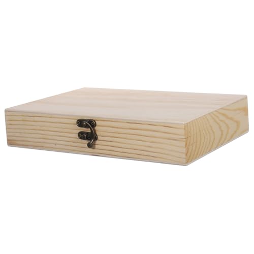 VERDANVERSE Holz zigarrenbox mit Einfachem Design Tragbarer Zigarrenhalter aus Langlebigem Holz und Eisen Multifunktionale Aufbewahrungsbox für Zigarren Schmuck und Kleine Geschenke von VERDANVERSE