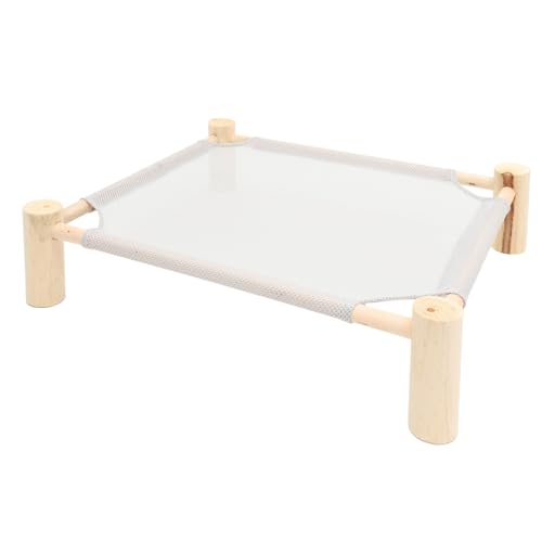 VERDANVERSE Holzgestell Reptilien hängematte mit Netz für Eidechsen und Schlangen Verschleißfestes Haustierbett Tragbar Einfach zu Reinigen als Sommerbett für Reptilien Wie Bartagamen und von VERDANVERSE