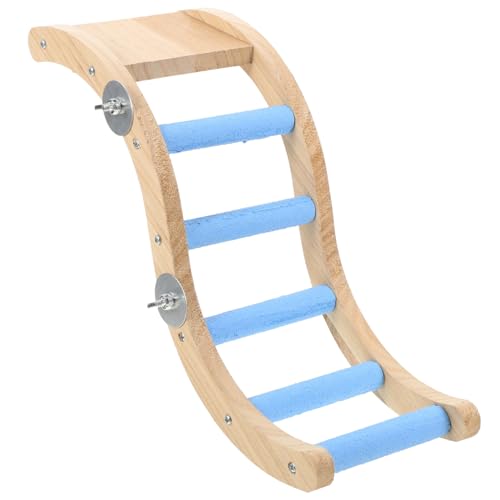 VERDANVERSE Holzleiter Vogelspielzeug Kletterleiter für Papageien und Wellensittiche Bissfestes Buntes Kletterspielzeug für Vogelkäfig Interaktives Sicheres Papageienspielzeug zur VERDANVERSE Holzleiter Vogelspielzeug Kletterleiter für Papageien und Wellensittiche Bissfestes Buntes Kletterspielzeug für Vogelkäfig Interaktives Sicheres Papageienspielzeug zur von VERDANVERSE