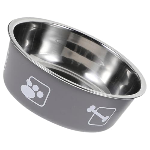 VERDANVERSE Hundenapf rutschfest für Hunde und Katzen Design Leicht zu Reinigen für Futter und Wasser Grauer Napf mit Pfoten und Knochenmuster VERDANVERSE Hundenapf rutschfest für Hunde und Katzen Design Leicht zu Reinigen für Futter und Wasser Grauer Napf mit Pfoten und Knochenmuster von VERDANVERSE