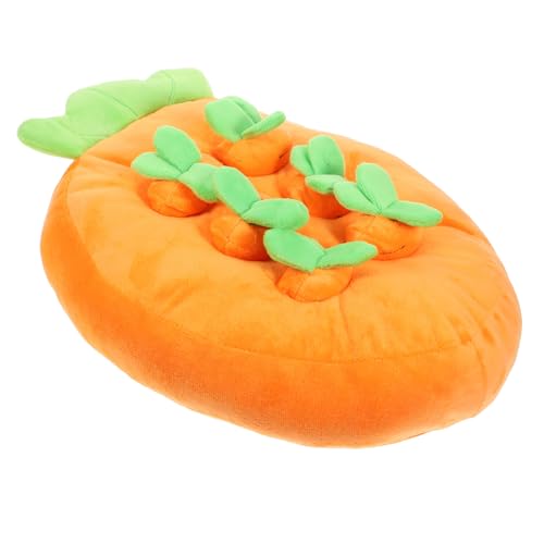 VERDANVERSE Interaktives Kaninchen Futterversteck Waschbare Futtersuchmatte für Zwergkaninchen und Meerschweinchen Fördert Geruchssinn und Beschäftigung Plüschtier Karotten Design VERDANVERSE Interaktives Kaninchen Futterversteck Waschbare Futtersuchmatte für Zwergkaninchen und Meerschweinchen Fördert Geruchssinn und Beschäftigung Plüschtier Karotten Design von VERDANVERSE