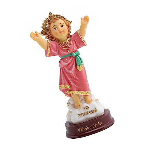 VERDANVERSE Jesus Statue Resin Desktop Figurine Klassische Religiöse Dekofigur für Tisch und Regal Handgefertigte Wohnraumdekoration als zur Taufe und Wohnungsweihe von VERDANVERSE