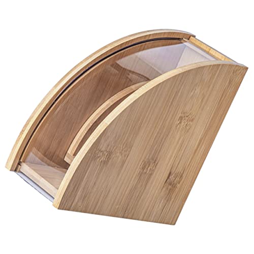 VERDANVERSE Kaffee Filterhalter Holz Aufbewahrung Kaffeefilterständer Tisch Filterorganizer Kaffeefilterpapierhalter Mit Großen Fassungsvermögen von VERDANVERSE