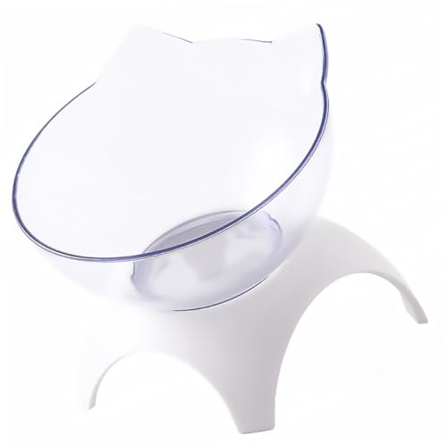 VERDANVERSE Katze Futter Napf Schräg Design rutschfest mit Halterung Lebensmittelechter PC Kratzfest Leicht zu Reinigen Stabiler Trink Futternapf für Katzen Single Napf mit Gestell VERDANVERSE Katze Futter Napf Schräg Design rutschfest mit Halterung Lebensmittelechter PC Kratzfest Leicht zu Reinigen Stabiler Trink Futternapf für Katzen Single Napf mit Gestell von VERDANVERSE