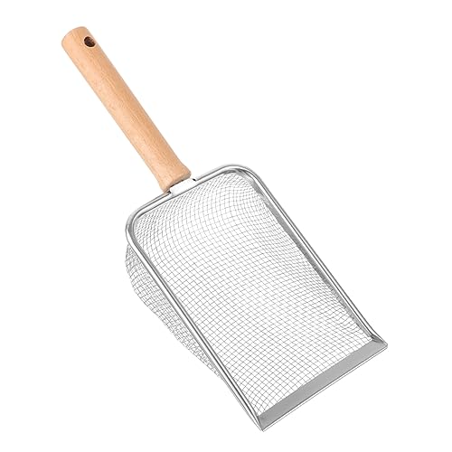 VERDANVERSE Katzenschaufel und Reptilienstreuschaufel mit Holzgriff Leichte Schaufel für Einfache von Katzenstreu und Terrarium Zubehör Sieb VERDANVERSE Katzenschaufel und Reptilienstreuschaufel mit Holzgriff Leichte Schaufel für Einfache von Katzenstreu und Terrarium Zubehör Sieb von VERDANVERSE