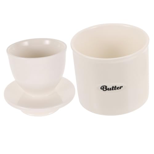 VERDANVERSE Keramik Butterdose mit Deckel Luftdichter Butterbehälter Große Kapazität Wiederverwendbar Lebensmittelecht Vielseitig für Butter Dessert und Gebäck Spülmaschinengeeignet Weiß VERDANVERSE Keramik Butterdose mit Deckel Luftdichter Butterbehälter Große Kapazität Wiederverwendbar Lebensmittelecht Vielseitig für Butter Dessert und Gebäck Spülmaschinengeeignet Weiß von VERDANVERSE