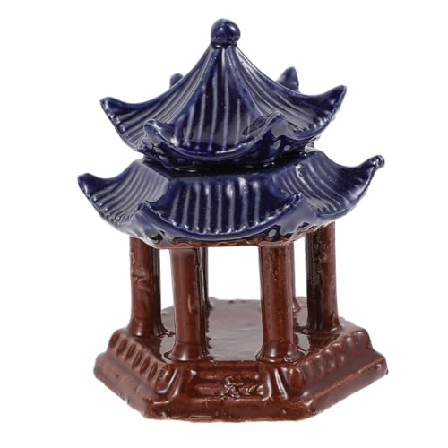 VERDANVERSE Keramik Pavillon Aquarium Deko Zweilagiger Sechseckiger Miniatur Garten Schmuck Fischbecken Landschaftsdekoration Einfache Installation für Aquarienliebhaber VERDANVERSE Keramik Pavillon Aquarium Deko Zweilagiger Sechseckiger Miniatur Garten Schmuck Fischbecken Landschaftsdekoration Einfache Installation für Aquarienliebhaber von VERDANVERSE