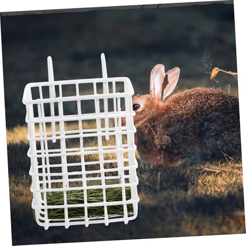 VERDANVERSE Kleiner Kaninchen Heu Futterspender aus Stabilem Metall für Käfig Sicherer und Langlebiger Hasen Heuraufe Leicht zu Reinigen und Platzsparend Praktisches Zubehör für Haushalt und von VERDANVERSE