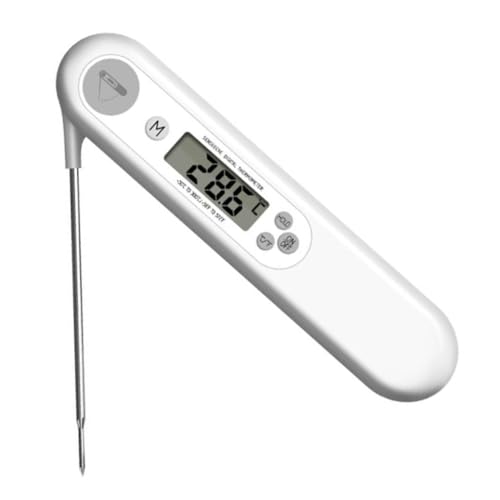 VERDANVERSE Küchen Grill Thermometer Wasserdichtes Fleischthermometer mit Großem LCD Display für Bbq und Kochen Einfache Handhabung Präzise Temperaturmessung Perfektes für Grillliebhaber von VERDANVERSE