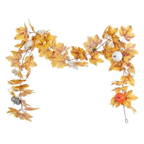 VERDANVERSE Künstliche Ahornblätter Girlande Herbstdeko mit Realistischen Blättern Wetterfest Vielseitig für Zuhause Hochzeit Party Kamin Fenster Dekoration Erntedankfest VERDANVERSE Künstliche Ahornblätter Girlande Herbstdeko mit Realistischen Blättern Wetterfest Vielseitig für Zuhause Hochzeit Party Kamin Fenster Dekoration Erntedankfest von VERDANVERSE