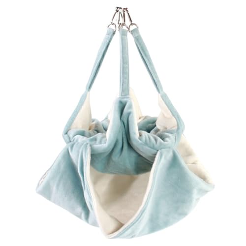 VERDANVERSE Mehrlagige Hamster hängematte aus Warmem Flanell Kleines Haustier Nest mit Aufhängung und Haken Kuscheliges Schlafbett für Winter und Herbst für Käfigzubehör und Haustierkomfort von VERDANVERSE