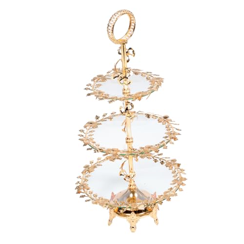 VERDANVERSE Mehrschichtiger Schmiedeeisen Obstteller Stabiles Rutschfestes Dessert Display Tablett und Leicht zu Reinigen Eleganter Desktop Organizer für Hochzeit Party Wohnzimmer und VERDANVERSE Mehrschichtiger Schmiedeeisen Obstteller Stabiles Rutschfestes Dessert Display Tablett und Leicht zu Reinigen Eleganter Desktop Organizer für Hochzeit Party Wohnzimmer und von VERDANVERSE