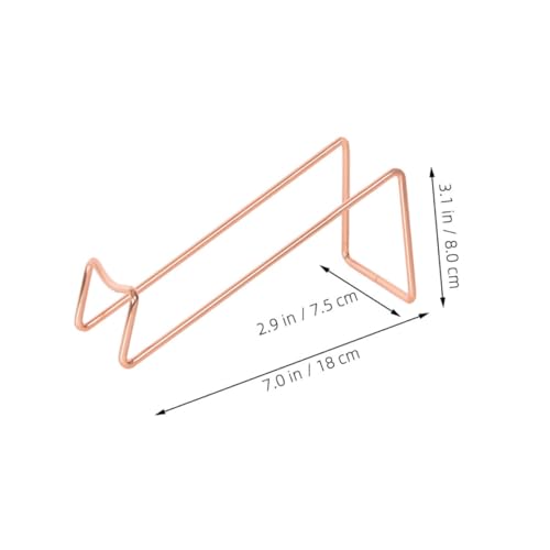 VERDANVERSE Metall Weinregal Flaschenhalter Roségold Weinflaschenständer Langlebig Dekorativ für Bar Küche Esszimmer Party Geeignet von VERDANVERSE