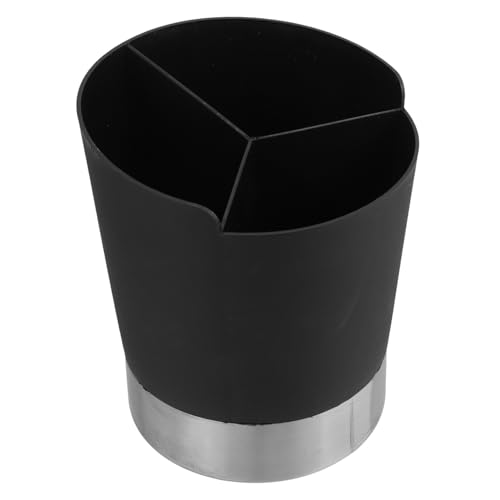 VERDANVERSE Multifunktionaler Utensilienhalter mit Fächern Strohhalmspender und Besteckorganizer Platzsparend für Küchenarbeitsplatten Separater Abtropfbehälter für Löffel Wiederverwendbar von VERDANVERSE