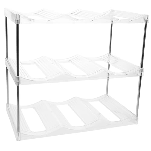 VERDANVERSE Multifunktionaler Wasserbecherhalter Weinflaschen Organizer Wasserflaschenregal Stapelbares Becherregal Flaschenhalter Aus Kunststoff Stapelbares Weinflaschenregal VERDANVERSE Multifunktionaler Wasserbecherhalter Weinflaschen Organizer Wasserflaschenregal Stapelbares Becherregal Flaschenhalter Aus Kunststoff Stapelbares Weinflaschenregal von VERDANVERSE
