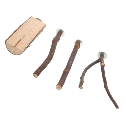 VERDANVERSE Natürliche Holz Vogel Sitzstangen mit Plattform und AST für Papageien Wellensittiche Käfigständer Vogelspielzeug für zusätzliche Aktivität und Bequemlichkeit VERDANVERSE Natürliche Holz Vogel Sitzstangen mit Plattform und AST für Papageien Wellensittiche Käfigständer Vogelspielzeug für zusätzliche Aktivität und Bequemlichkeit von VERDANVERSE