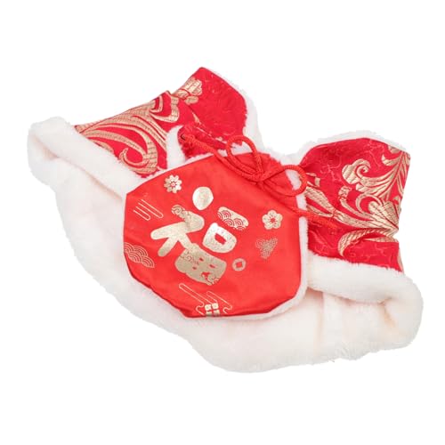 VERDANVERSE Neujahrs Pet Cape für Hunde und Katzen Warmes Atmungsaktives Festtags Umhang Wiederverwendbar und Langlebig Einfach Auszuziehen für Winterpartys und Geburtstage VERDANVERSE Neujahrs Pet Cape für Hunde und Katzen Warmes Atmungsaktives Festtags Umhang Wiederverwendbar und Langlebig Einfach Auszuziehen für Winterpartys und Geburtstage von VERDANVERSE