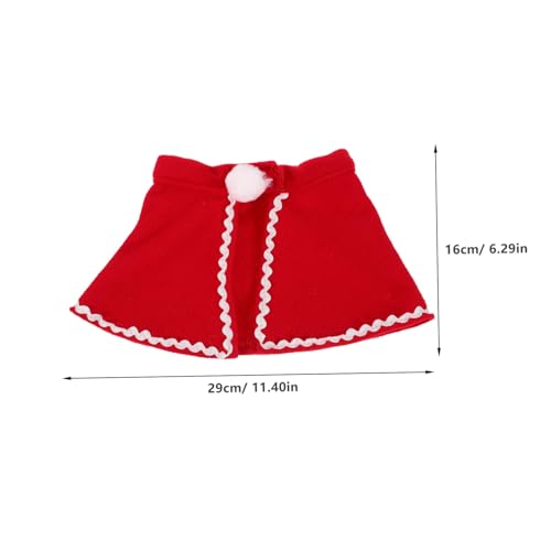 VERDANVERSE Niedriges Gewicht Haustier Weihnachtsumhang Set Verstellbar Leichte Xmas Kostüm Haustierumhang für Katzen Hunde Party Dekoration Geschenk für Tierliebhaber von VERDANVERSE