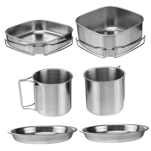 VERDANVERSE Outdoor Teiliges Kochgeschirr Set Für Personen Tragbares Camping Und Picknickgeschirr Mit Pfanne Töpfen Tellern Und Für Grillabenteuer VERDANVERSE Outdoor Teiliges Kochgeschirr Set Für Personen Tragbares Camping Und Picknickgeschirr Mit Pfanne Töpfen Tellern Und Für Grillabenteuer von VERDANVERSE