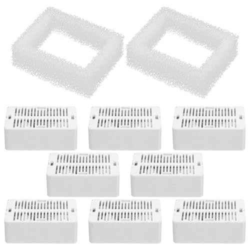 VERDANVERSE Pet Fountain Replacement Filter aus Stabiler Langlebiger Baumwolle gegen Gerüche und Rückstände Kompatibel mit Katzen Haustierbrunnen für Frisches Reines Trinkwasser von VERDANVERSE