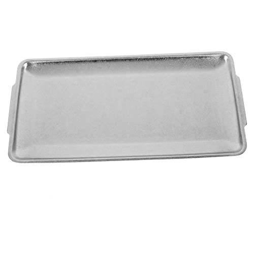 VERDANVERSE Rechteckiges Serviertablett Stabiles Vielseitiges Metalltablett für Snacks Obst Fleisch Leichtes Platzsparendes Design für Camping und Gastronomie von VERDANVERSE
