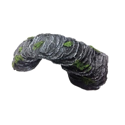 VERDANVERSE Resin Schildkröten Sonnenplattform mit Rampe Kletterbrücke und Versteck Umweltfreundlich Großes Basking Rock für Aquarium und Reptilienterrarium für Schildkröten Leopardgeckos und von VERDANVERSE