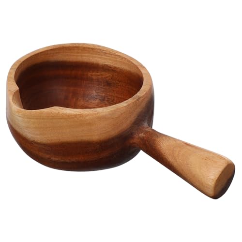 VERDANVERSE Retro Wasserkelle aus Natürlichem Holz mit Langem Griff Umweltfreundlicher Wasserschöpflöffel für Teezeremonie Garten und Zuhause Langlebiges Japanisches Teezubehör von VERDANVERSE