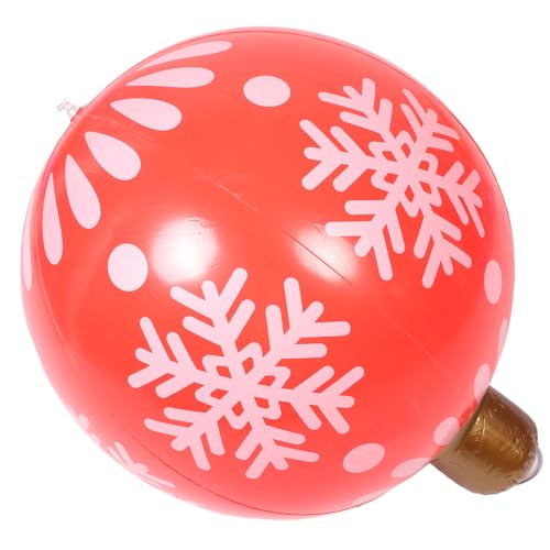 VERDANVERSE Riesige Aufblasbare Weihnachtskugel mit Einzigartigem Schneeflocken Design Rote Weihnachtsdekoration für Außenbereich Festliche Party Dekoration für Garten VERDANVERSE Riesige Aufblasbare Weihnachtskugel mit Einzigartigem Schneeflocken Design Rote Weihnachtsdekoration für Außenbereich Festliche Party Dekoration für Garten von VERDANVERSE
