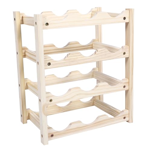 VERDANVERSE Robustes Holz Weinregal Lagig für Flaschen Stabiles Weinflaschenregal Haushalts Weinhalter für Rotwein Langlebiger Flaschenträger mit Stilvollem Design für Küche Bar und Hotel VERDANVERSE Robustes Holz Weinregal Lagig für Flaschen Stabiles Weinflaschenregal Haushalts Weinhalter für Rotwein Langlebiger Flaschenträger mit Stilvollem Design für Küche Bar und Hotel von VERDANVERSE