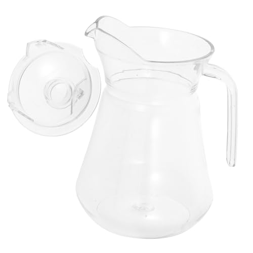 VERDANVERSE Saftkrug Wasserkaraffe mit Deckel Lebensmittelgeeignet für Kalte Getränke für Partys und Familientreffen Hitzebeständig von VERDANVERSE