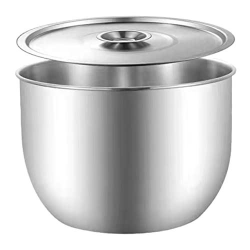 VERDANVERSE Salat-schüssel Mit Deckel Aus Edelstahl Rührschüssel Für Küche Backschüssel Für Salat Nudeln Suppe Eier Reis Frühstücksflocken Küchenhelfer Vielseitig Und Praktisch von VERDANVERSE