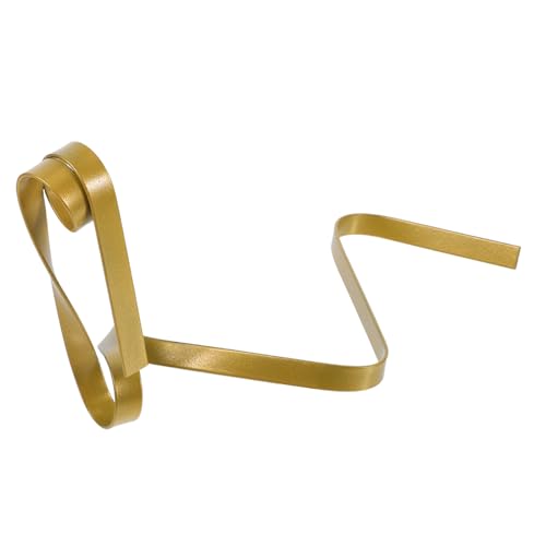 VERDANVERSE Schwebendes Weinregal aus Goldenem Metallband Kreativer Balancehalter für Verschiedene Flaschengrößen Dekoratives Tischaccessoire für Zuhause Bar und Restaurant von VERDANVERSE