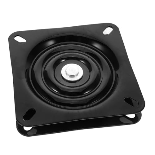 VERDANVERSE Schwerlast Drehstuhl Metall Drehmechanismus Quadratische Schwarze Basis Möbel Swivel Ersatzteil für Esszimmerstühle Bürostühle Barhocker Vielseitig Robust von VERDANVERSE