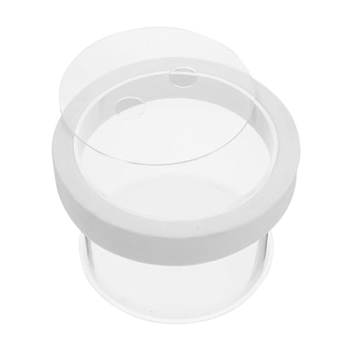 VERDANVERSE Schwimmende Aquarium Isolationsbox aus Langlebigem mit Netzboden für Babyfische Fischbrut Laichkasten Transparente Zuchtbox zur Fischzucht und Trennung im Süßwasserbecken von VERDANVERSE