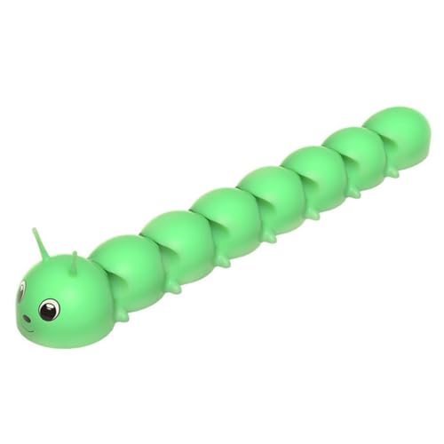 VERDANVERSE Siligel Kabelwickler Caterpillar Form Selbstklebend Kabelhalter Desktop Organizer für Ladekabel Netzwerkkabel USB Kabelmanagement Büro Zuhause Grün von VERDANVERSE